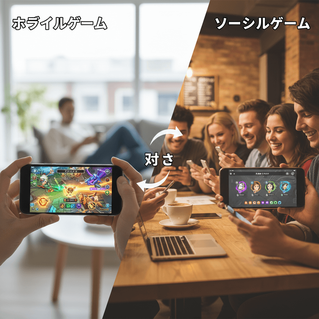モバイルゲームとソーシャルゲームの違いとは?AEO視点から徹底解説!